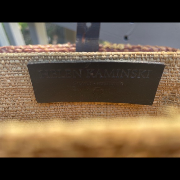 Charming Helen Kaminski Raffia Basket Purse - Picture 8 of 14